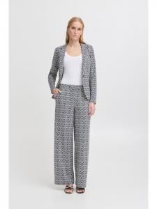 ICHI Повседневные брюки IHKATE свободного кроя в расцветке Total Eclipse Ikat Tile Aop