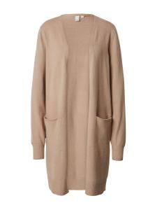 QS Вязаное пальто бежевого цвета