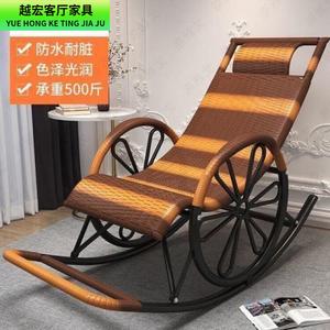 Fantasy Кресло-качалка для улицы, усиленная стальная рама, модель Upgraded reinforced double-wheel, Tiger skin double-layer