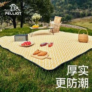 Коврик для пикника Pelliot, влагостойкий коврик для кемпинга, утолщенный водонепроницаемый коврик для кемпинга, напольное оборудование, напольный коврик, коврик для сна в парке, желтый закат