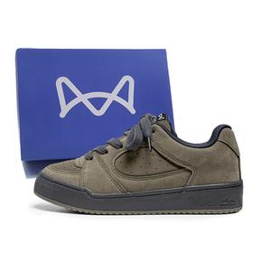 Нескользящие износостойкие низкие кроссовки для скейтбординга, мужская коробка MIIOW, Army Green Box
