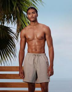 Шорты для плавания Fred Perry светло-бежевого цвета