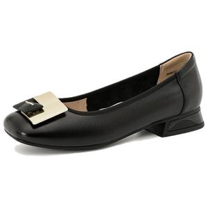 AOKANG Повседневные однобортные туфли женские черные