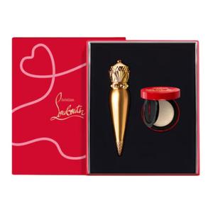 Набор макияжа Queen Baton Lipstick Box Limited Edition для сияния кожи, 3,8 г + 5 г Christian Louboutin