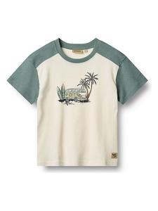 Футболка Wheat, белый/зеленый