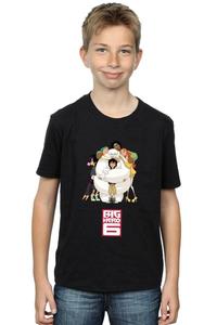 Хлопковая футболка Baymax Hug Big Hero 6, черный