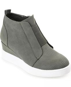 Женские кроссовки Clara Wedge Journee Collection, зеленый