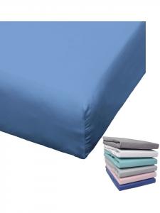 Простыня Bierbaum Biber 180x200cm Laken Baumwolle, синий