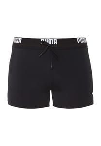 Мужские плавки с логотипом в стиле ретро на поясе PUMA, черный