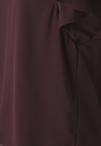 Базовая футболка VIMICADA V NECK VILA, темно-красный