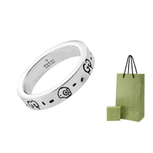 GUCCI Кольцо из стерлингового серебра 925 пробы Unisex