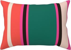 Pevtufa Чехол на подушку с вертикальным принтом в полоску и застежкой конверт Vertical Stripes