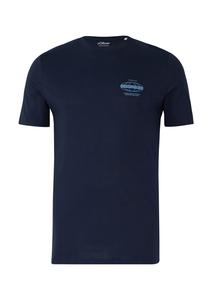 s.Oliver Футболка в синем, темно-синем цвете