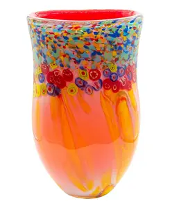 Ваза из художественного стекла Salt Creek 13,75 дюйма Dale Tiffany, multi