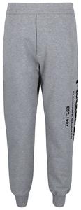 Спортивные штаны Alexander McQueen с логотипом Graffiti, серый