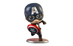 Капитан Америка Мстители 4 Финал, коллекционная мини-фигурка Helmet Edition Cosbaby Hot Toys