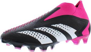 Футбольные бутсы Adidas Unisex Accuracy.2 для твердого грунта, белый/черный/розовый