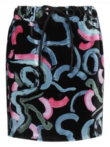 Юбка с принтом Emporio Armani, черный
