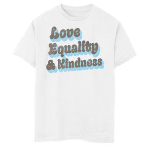 Футболка с рисунком Fifth Sun Love Equality Stack для мальчиков 8–20 лет Fifth Sun