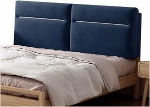 Подушка-подголовник для кровати LIANGJUN, мягкая подушка для чтения, большая двойная подушка для спины, украшение для дома, съемный моющийся чехол, 5 цветов, индивидуальный размер (Цвет: синий-B, Размер: 160x60x10 см) CHIAPERINI, Blue-B