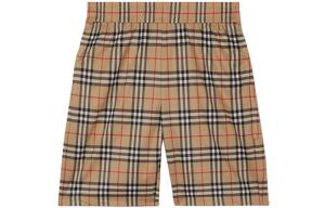 Шорты Burberry винтажные клетчатые, песочный