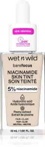 Barefocus ниацинамидный тонирующий увлажняющий крем с легкой текстурой Wet N Wild, atspalvis fair (neutral) 32 мл
