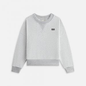 Свитер Kith Kids Long Sleeve Nelson Crewneck, светло-зеленый