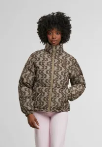 Зимняя пуховая куртка Karl Kani, Taupe/Dark Brown