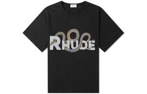 Футболка мужская черная Rhude, черный