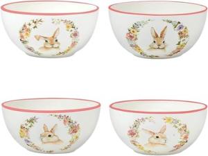 Certified International Easter Garden миска для мороженого, 15 см, набор 4 шт