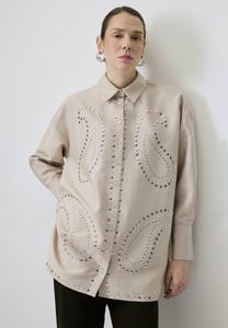 Блуза Touché Privé Button-down blouse, Beige/Tan