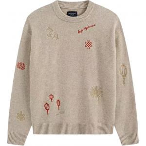 Мужская трикотажная одежда Abercrombie＆Fitch, хаки