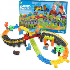 Набор обучающих блоков-путей, большие световые эффекты, звуковые эффекты. KinderSafe