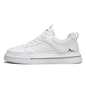 ATONGMU Мужские скейтерские кроссовки низкие черно-бело-бежевые белые, цвет White