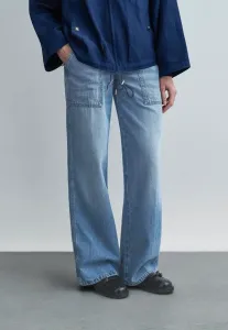 Брюки базовые, джинсы свободного кроя Sandro, Bleu Jean