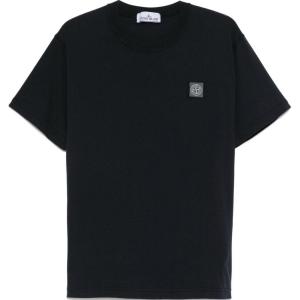 Футболка с принтом компас STONE ISLAND, синий