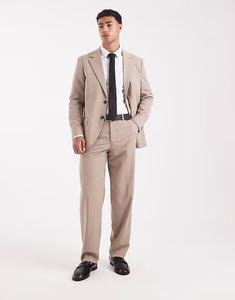 Брюки свободного кроя Premium Franco бежевого цвета Jack & Jones