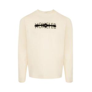 Футболка Moncler Long-Sleeve T-Shirt, Natural
