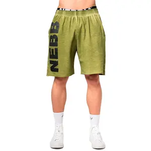 Шорты Nebbia Washed-off gym no bs 367, зеленый