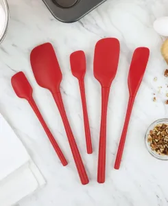 Набор из 5 силиконовых кухонных лопаток Flex-Core Tovolo, Cayenne