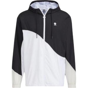 Куртка мужская черная/белая Adidas, черный/белый