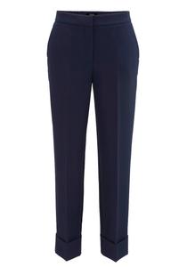 Свободные плиссированные брюки Aniston SELECTED, темно-синий