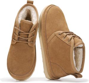 Проект Cloud 100% кожаные ботильоны для женщин - стелька с памятью формы, зимняя обувь и противоскользящие шнурованные ботинки, осенние сапоги для женщин (Julee) Project Cloud, Weizenwildleder