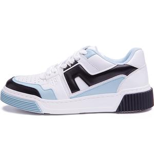 BLOCCO5 Низкие кроссовки для скейтбординга унисекс, синие, белые