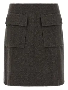 Юбка Leak25 P.A.R.O.S.H., коричневый