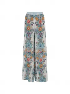 Брюки с узором Just Cavalli, синий