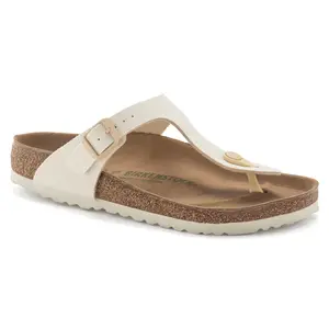 Женские веганские сандалии Gizeh Birkenstock, Canvas Eggshell