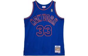 Баскетбольная майка унисекс синяя Mitchell Ness