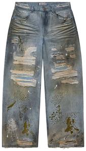 Джинсы Vale Forever Stone Paint Denim, синий