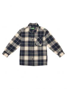 Рубашка oversize 5LQHCQ04B United Colors Of Benetton, синий